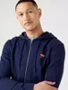 WRANGLER Herren, Sweatshirt ZIP THRU HOODIE, L, Blau, Produktbild-Vorschau 8