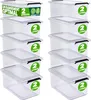 DEUBA® 10x Boîte de rangement 2L plastique transparent Voir les images du produit 1