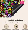 KitchenYeah© Herdabdeckplatte Blumen - Totenkopf - Muster , Produktbild-Vorschau 4