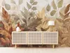 Fototapete Blätter Boho Beige - 400x280 cm - inklusive Produktbild-Vorschau 2