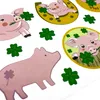 Oblique Unique Schweinchen Sticker Schweine Aufkleber Viel Produktbild-Vorschau 4