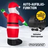 MONZANA® Aufblasbarer Weihnachtsmann XXL 250cm LED Produktbild-Vorschau 3