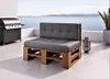 Lermowood Palettenmöbel Mp Bank 100 x 80 x 40 cm Eiche | Produktbild-Vorschau 2