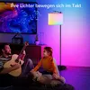 155cm lampada da terra LED RGB dimmerabile lampada da Anteprima dell’immagine prodotto 9