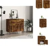 vidaXL Sideboards 2 Stk. Räuchereiche 40x35x70 cm Produktbild-Vorschau 1