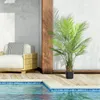 HOMCOM Grand palmier artificiel 120 cm, plante artificielle Voir les images du produit 9