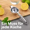 H&S Zitronenpresse Zitruspresse - Handpresse für Zitronen Produktbild-Vorschau 7