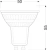 A technical drawing of a light bulb base with dimensions. Produktbild-Vorschau