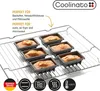 Coolinato Silikon Mini-Stollen-Set 6tlg. ROT Produktbild-Vorschau 5