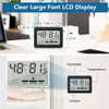 Mini teplomer vlhkomer 6 ks digitálny LCD čierny vnútorná Náhľad obrázku produktu 2