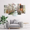 5-teiliges leinwandbild venedig 100x70 cm Feeby braun Produktbild-Vorschau 2