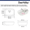 DeerValley DV-1V432 Waschbecken Rechteckiges Waschbecken Produktbild-Vorschau 2