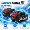 Pistola termica a batteria 21V, 500W, 300/550°C, 250/500 Anteprima dell’immagine prodotto 4