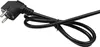 A black electrical plug and cord. Podgląd zdjęcia produktu