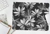 MuchoWow® Mauspad Mousepad Schwarz - Weiß - Muster - Natur Produktbild-Vorschau 5