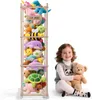 Úložný box na plyšáky – dřevěný vozík – 138 x 41 x 41 cm – Náhled obrázku produktu 2