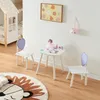 Kindersitzgruppe 'Siljan' Tisch + 2 Stühle mit Herz-Design Produktbild-Vorschau 1