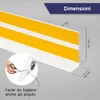 HOLZBRINK Battiscopa adesivo in PVC 50x20mm, 1 m | Bordino Anteprima dell’immagine prodotto 4