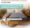 Mako Jersey Spannbettlaken 140x200 - 160x200 aus 100% Produktbild-Vorschau 2