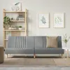 rozkladacia pohovka vidaXL Light Grey Fabric Náhľad obrázku produktu 2