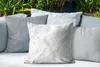 MuchoWow® Outdoor Kissen - Marmor - Stein - Weiß - 50x50 cm Produktbild-Vorschau 4