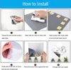 AKKEE Spiegelfliesen selbstklebend Flexibel Acryl 4er Set Produktbild-Vorschau 5