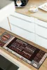 Küchenläufer 50 x 150 cm Braun Grau Motiv Teppichläufer Produktbild-Vorschau 2