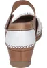 Manitu Damen Sandalen Leder Keilabsatz 911008, Größe:41 EU, Produktbild-Vorschau 3