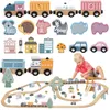 VIGA PolarB Sottobicchiere in legno per bambini.Binario del Anteprima dell’immagine prodotto 11