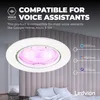 Ledvion 6er Set LED Einbaustrahler Rund Weiss RGB dimmbar Produktbild-Vorschau 6