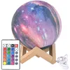 3D Galaxy Mond Lampe 15cm mit 16 Farben – Dimmbare LED Produktbild-Vorschau 6