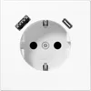 Jung SCHUKOsteckdose m.USB LS1520-15CAWW Typ AC alpinweiß Produktbild-Vorschau 1
