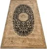 Wollteppich SUPERIOR Piemonte Rosette beige / dunkelblau Produktbild-Vorschau 1