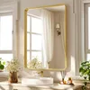 Koonmi Tiefer Rahmen Wandspiegel, 90 x 60 cm Luxus High-End Produktbild-Vorschau 1