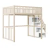 letto a soppalco okwish 140x200cm per giovani, letto Anteprima dell’immagine prodotto 10