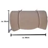 A beige bolster cushion with measurement indicators. Produktbild-Vorschau