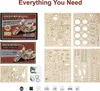Puzzle 3D Motocicleta cruiser, ROKR, Lemn, 420 Piese Podgląd zdjęcia produktu 27