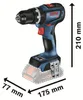 Bosch GSB 18V-90 C, Schlagschrauber, Pistolengriff, 1/2", Produktbild-Vorschau 2