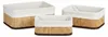 Relaxdays Regalkorb Set Bambus 12,5 x 32 x 22 HxBxT, 3er Produktbild-Vorschau 6
