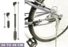 DUNLOP Fahrradpumpe mini (20cm) mit 3 Adaptern Radpumpe Produktbild-Vorschau 2