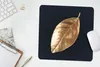 MuchoWow® Mauspad Mousepad Blätter - Schwarz und Gold - Produktbild-Vorschau 5