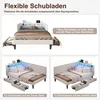 INONEFT Polsterbett Tagesbett 140x200 cm, Jugendbett Produktbild-Vorschau 5