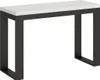 Klapptisch 120/200x45/90 cm Tecno Double Gestell Esche weiß Produktbild-Vorschau 1