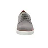 A front view of a gray men's casual shoe. Produktbild-Vorschau