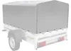 UNITRAILER Anhängerplane 200x125 cm Grau Hochplane 80 cm Produktbild-Vorschau 2