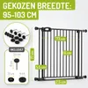 Türschutzgitter Merle 95-103 cm  (FlatStep - Schwarz) Productafbeelding-voorbeeld 2