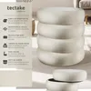Tabouret ALTU rembourré avec rangement - Aspect velours Voir les images du produit 2