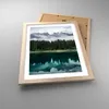 Gerahmtes Poster - Rahmen in heller Eiche - Landschaft Produktbild-Vorschau 3