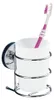 WENKO Bicchiere portaspazzolino Portadentifricio Bagno Anteprima dell’immagine prodotto 12