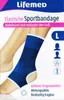 FUßBANDAGE Gr.-L elastisch blau Sprunggelenkbandage Produktbild-Vorschau 3